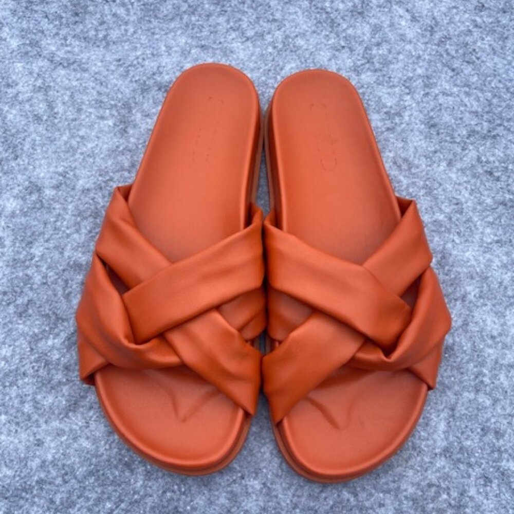 Anthropologie Silent D Helena Sandals in Terra Cotta NEW